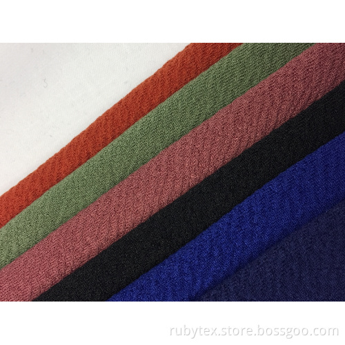 Polyester Spandex Pellet Solid Fabric